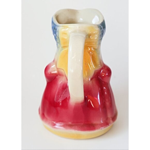 Vintage Shawnee Pottery Bo Peep Pitcher Colourful Figural Made in the USA 1940's - Picture 3 of 5